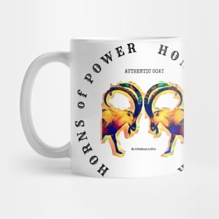 Horns of Power, Honor's Tower - fighting psychedelic colorful Goats Mug